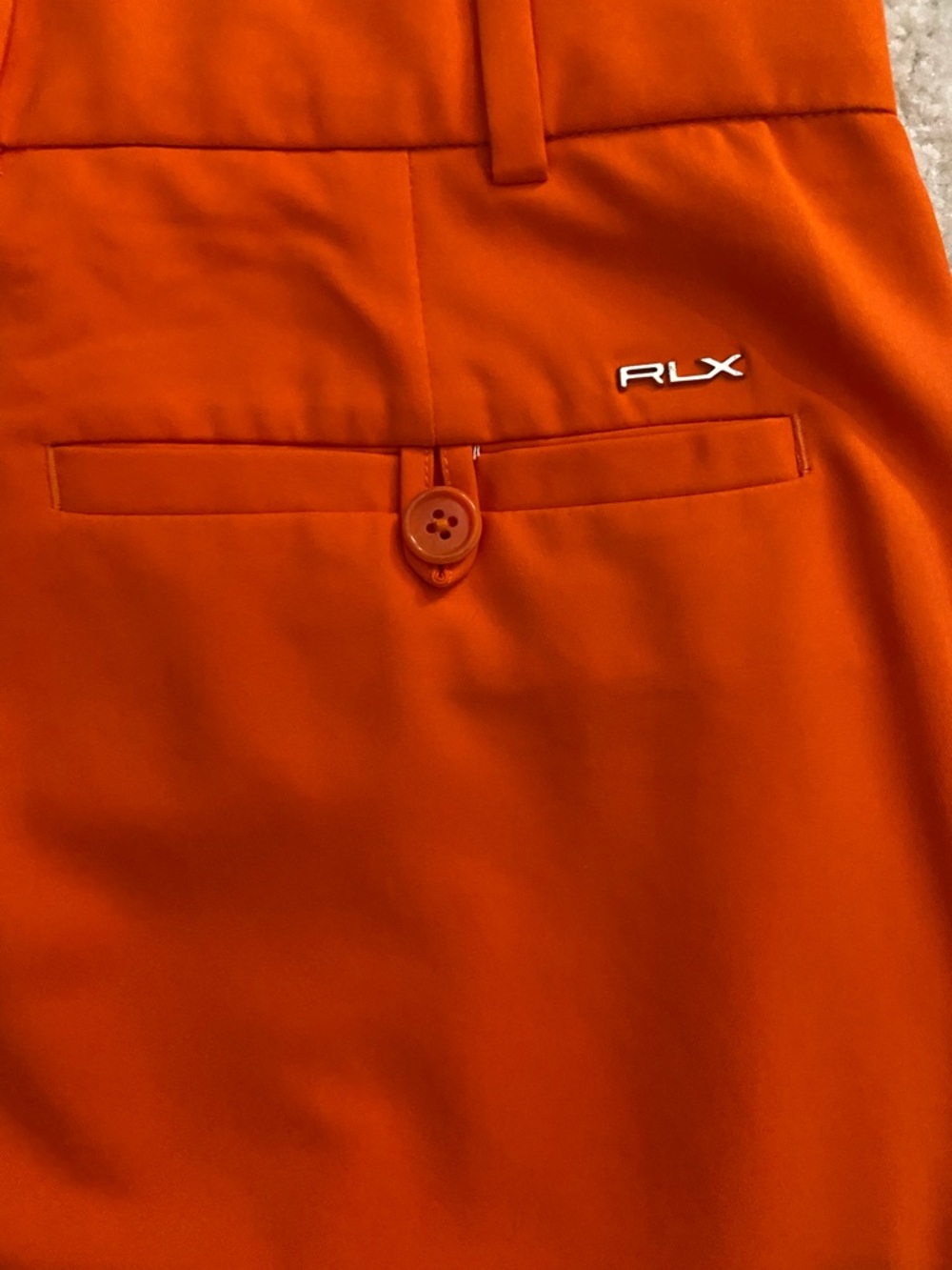 RLX Ralph Lauren Men's Size 36 X 30 Orange Straight Leg Golf Pants ⛳️ - Picture 4 of 12
